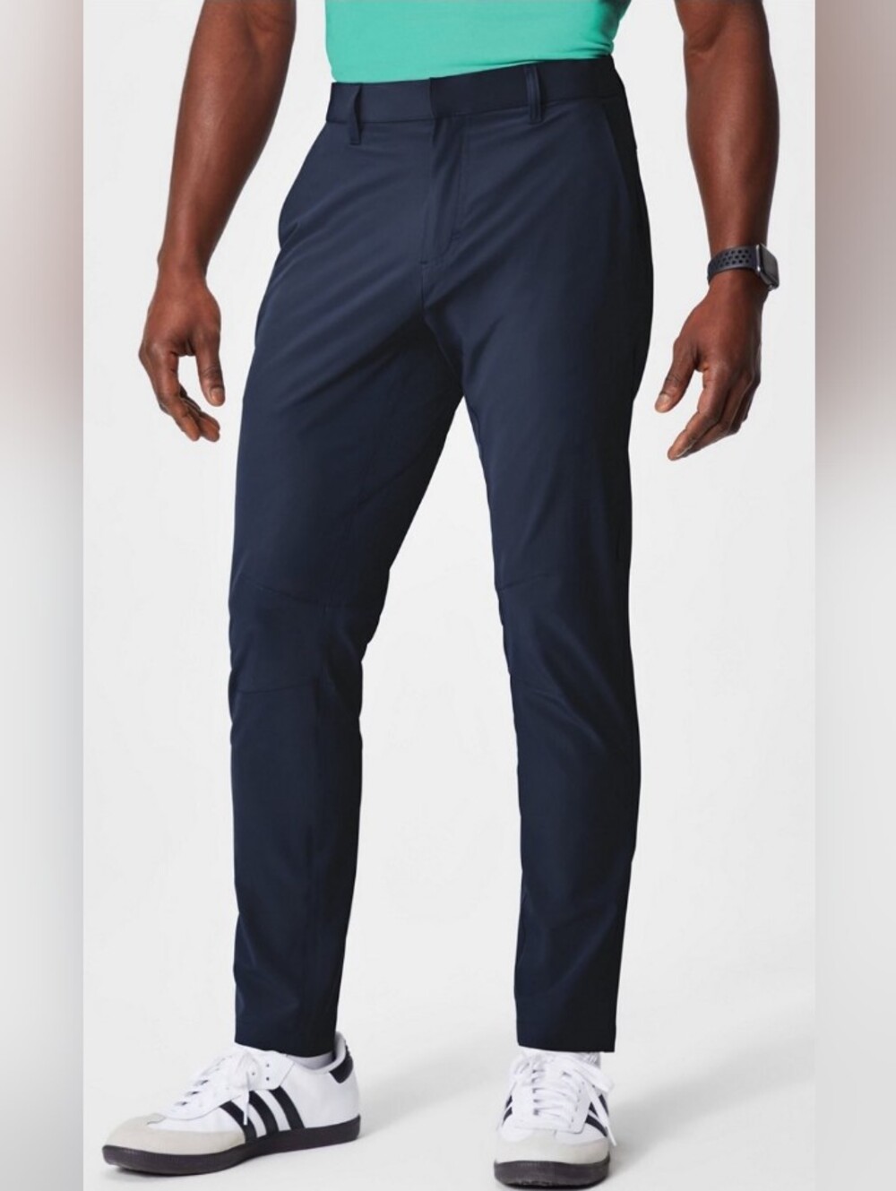 FABLETICS MEN'S Slim Fit Only Pants 33 X 32 Navy Blue EUC Perfect Casual Golf